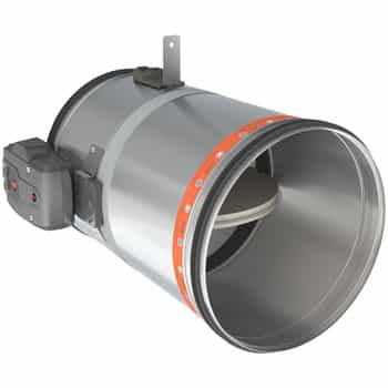 Round Fire Damper CR60-L500 - Rf-Technologies United Kingdom